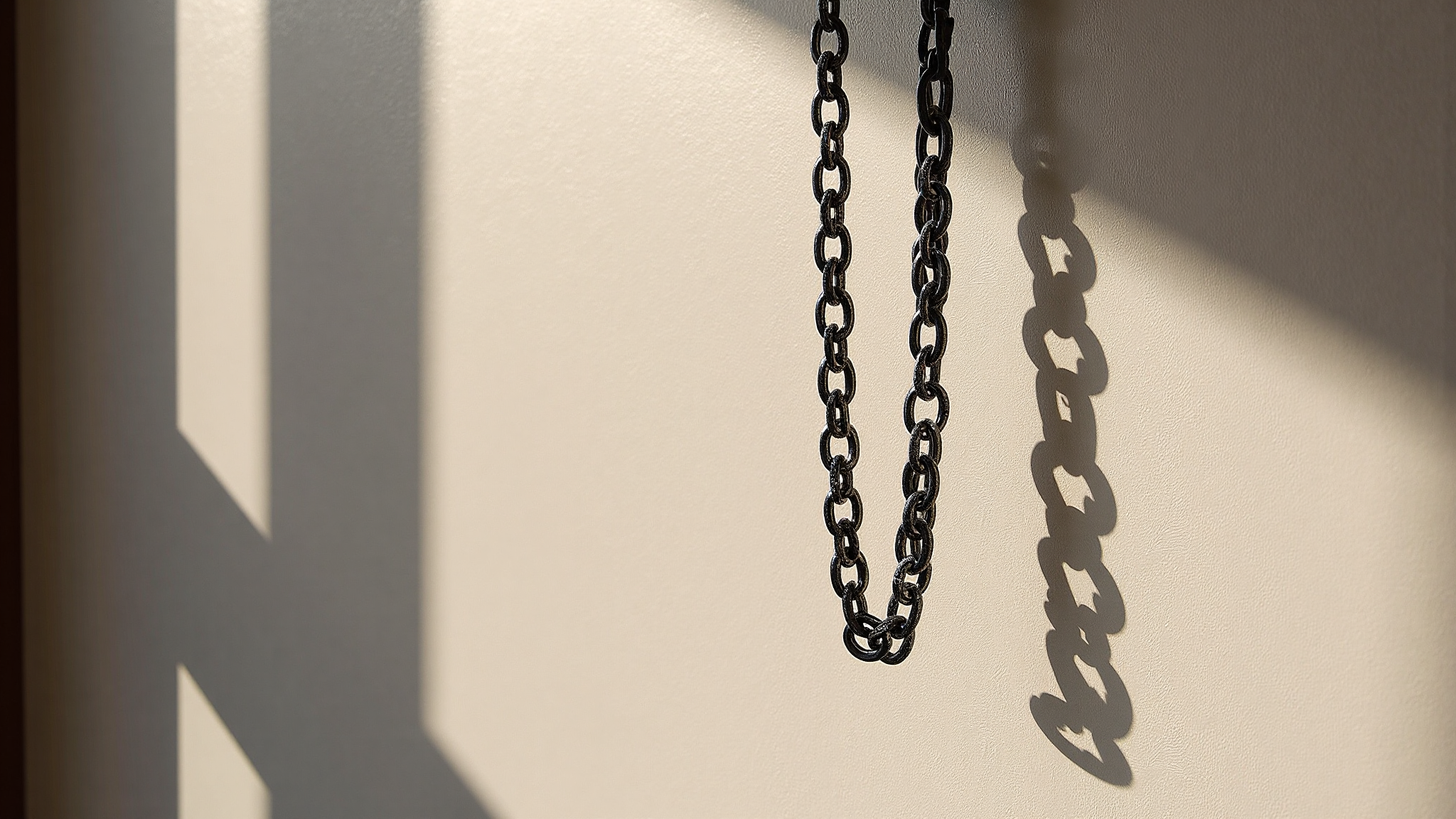 Chain drive mechanism on an industrial door installation